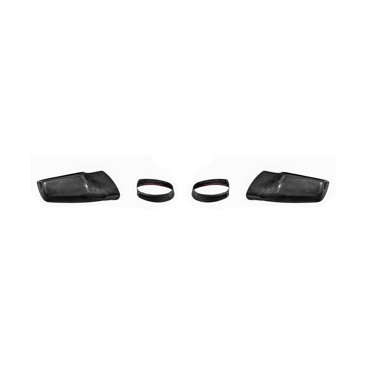 Corvette C7 Dry Carbon Fiber Side Mirror Cover Overlays image 17