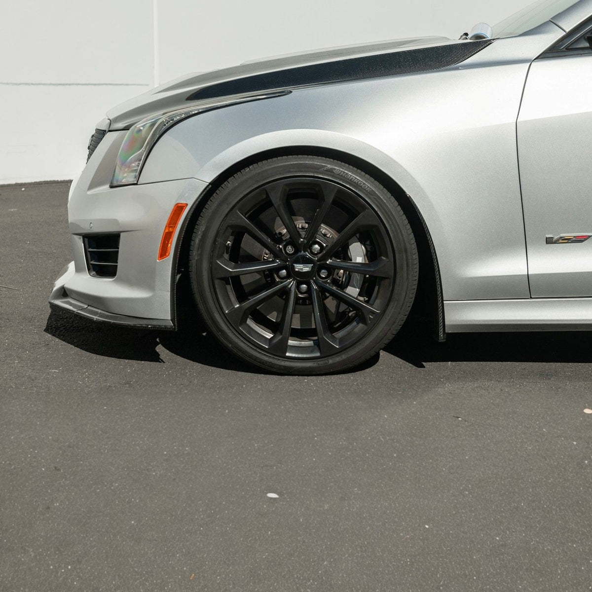 2016-2019 Cadillac ATS-V Dry Carbon Fiber Front Mud Flaps Splash Guards image 6
