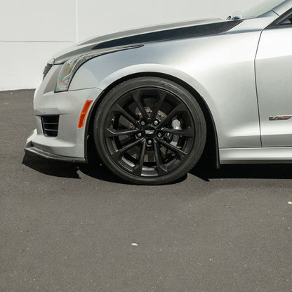 2016-2019 Cadillac ATS-V Dry Carbon Fiber Front Mud Flaps Splash Guards image 6