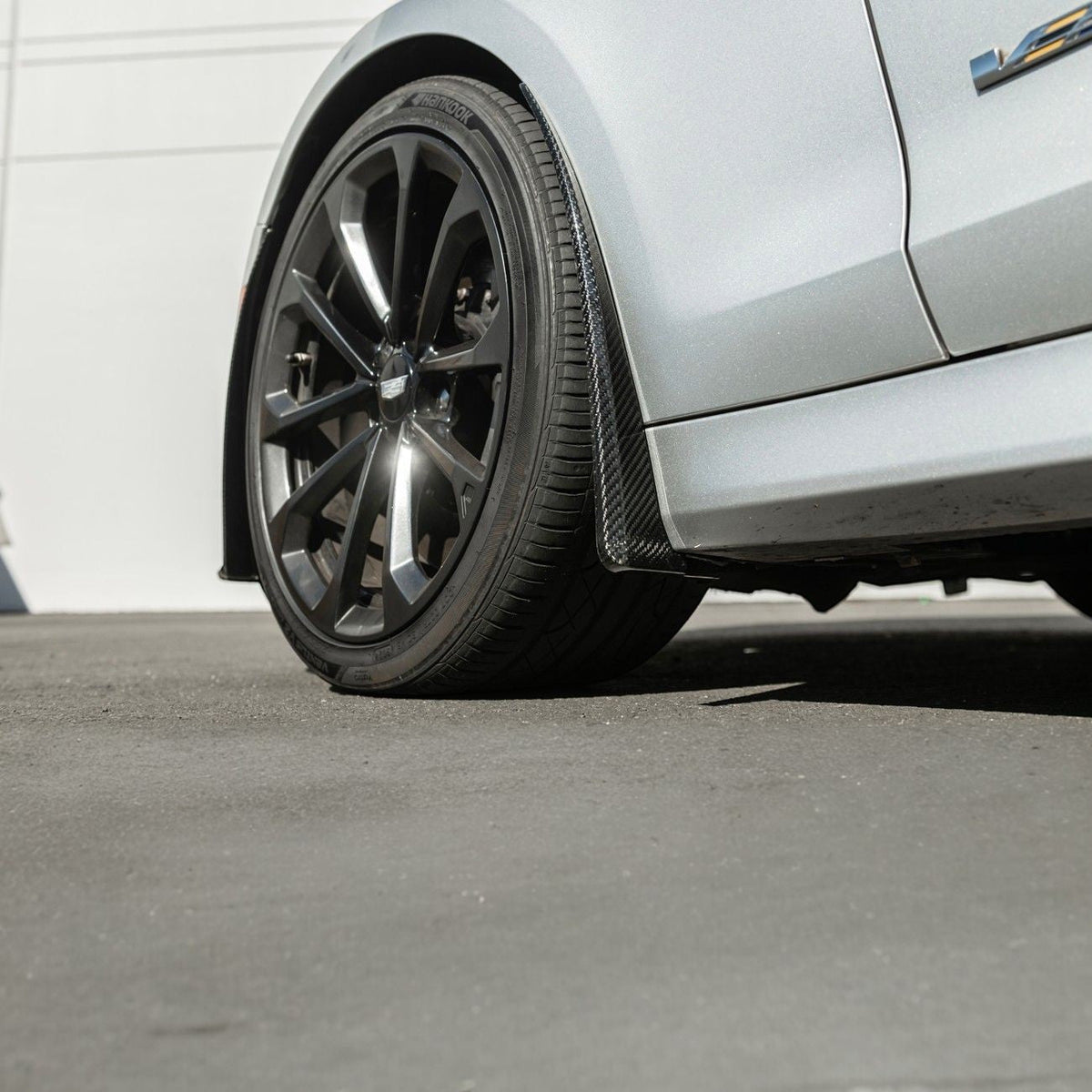 2016-2019 Cadillac ATS-V Dry Carbon Fiber Front Mud Flaps Splash Guards image 7