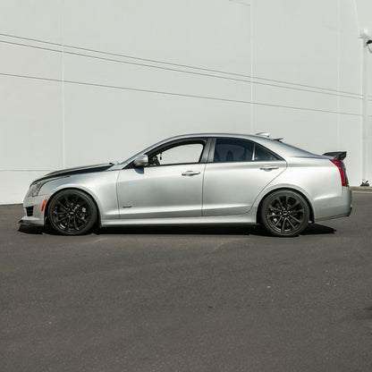 2016-2019 Cadillac ATS-V Dry Carbon Fiber Front Mud Flaps Splash Guards image 8