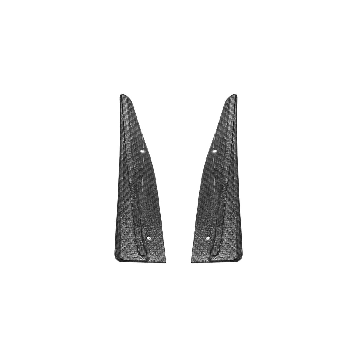 2016-2019 Cadillac ATS-V Dry Carbon Fiber Front Mud Flaps Splash Guards image 12