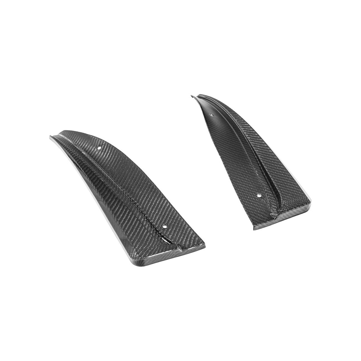 2016-2019 Cadillac ATS-V Dry Carbon Fiber Front Mud Flaps Splash Guards image 13