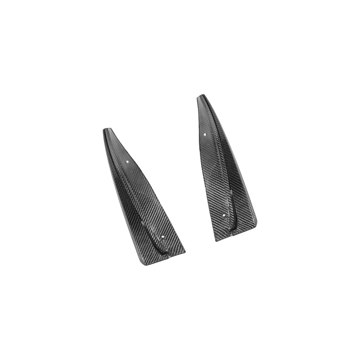 2016-2019 Cadillac ATS-V Dry Carbon Fiber Front Mud Flaps Splash Guards image 14
