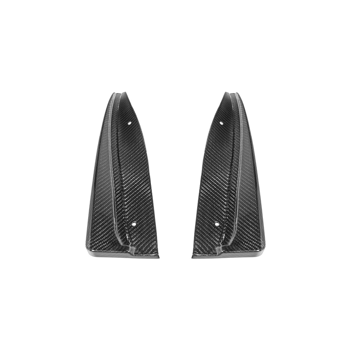 2016-2019 Cadillac ATS-V Dry Carbon Fiber Front Mud Flaps Splash Guards image 15