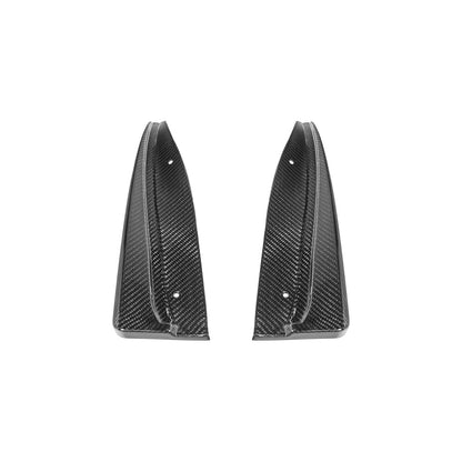 2016-2019 Cadillac ATS-V Dry Carbon Fiber Front Mud Flaps Splash Guards image 15