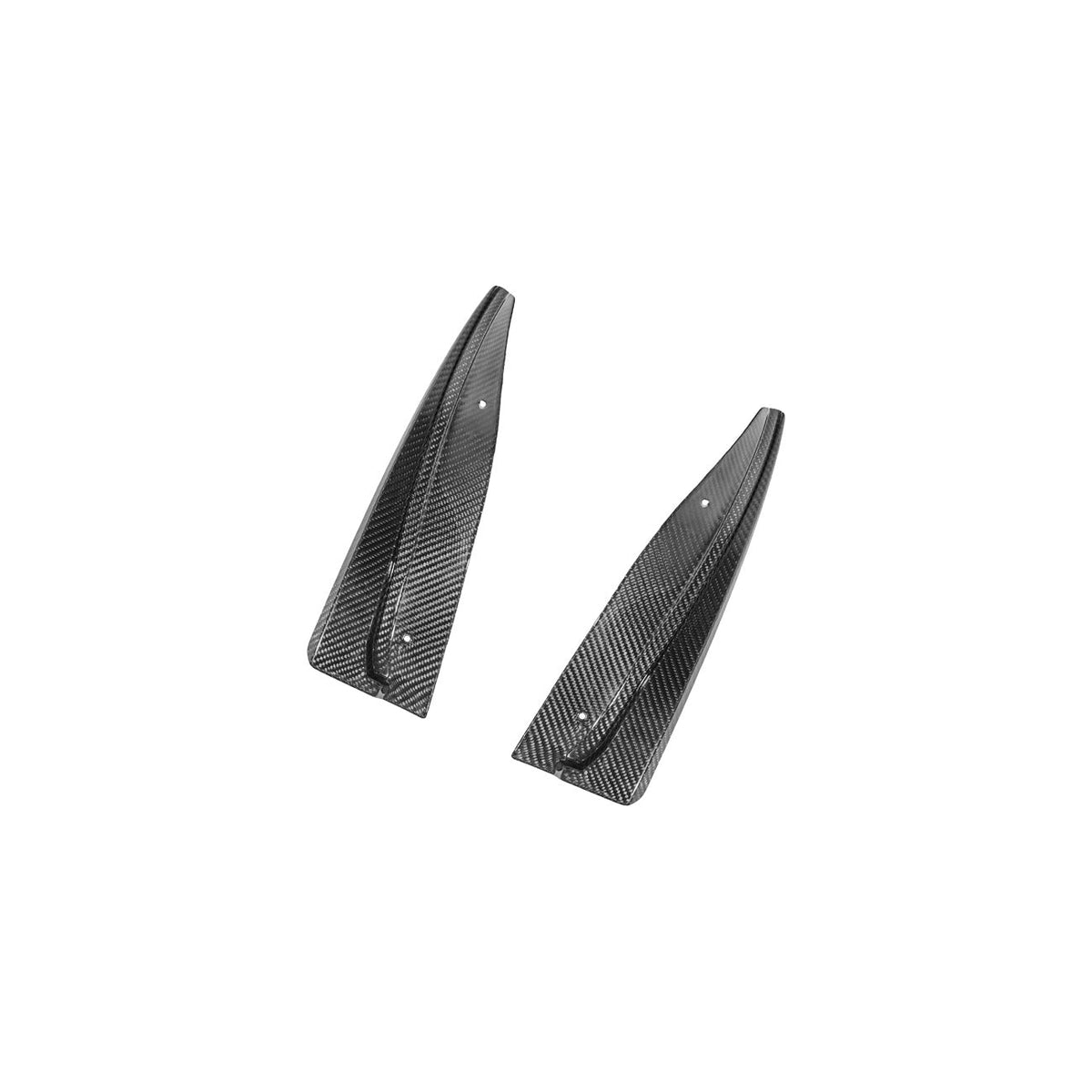 2016-2019 Cadillac ATS-V Dry Carbon Fiber Front Mud Flaps Splash Guards image 17