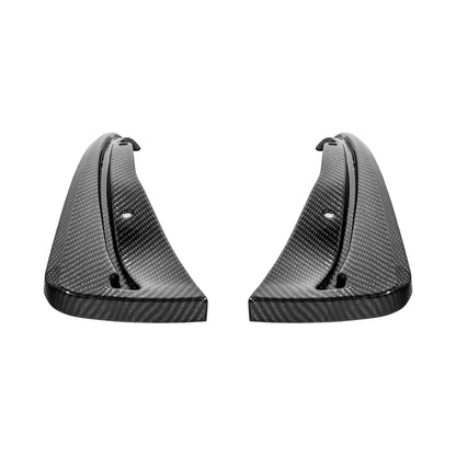 2016-2019 Cadillac ATS-V Dry Carbon Fiber Rear Mud Flaps Splash Guards image 12