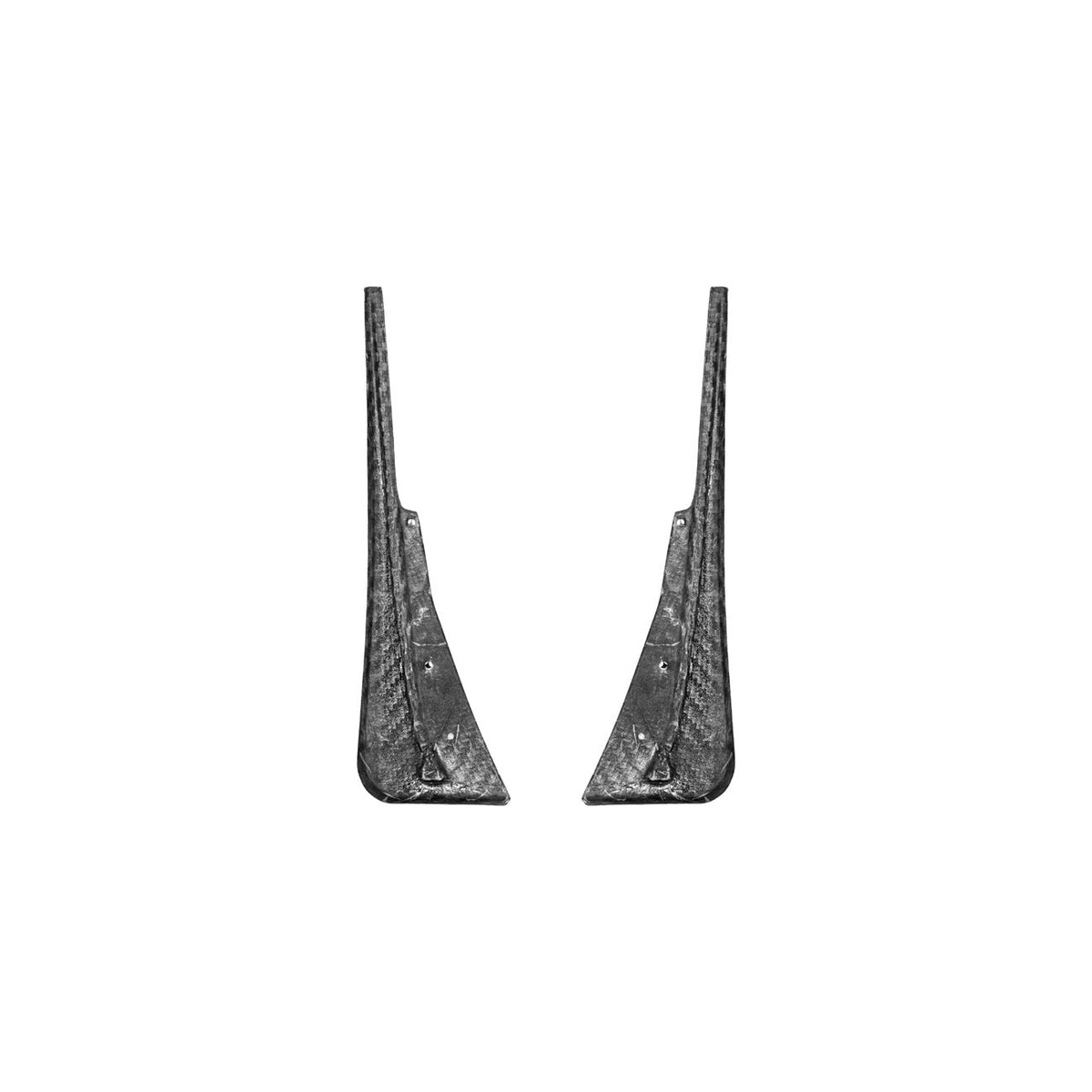 2016-2019 Cadillac ATS-V Dry Carbon Fiber Rear Mud Flaps Splash Guards image 14