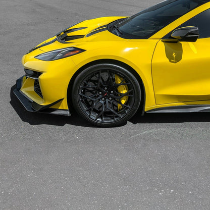 Corvette C8 Ray / Z06 / ZR1 Dry Carbon Fiber Front & Rear Mud Flaps image 11