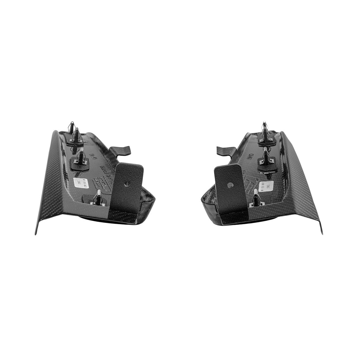 Corvette C8 Ray / Z06 / ZR1 Dry Carbon Fiber Front & Rear Mud Flaps image 8