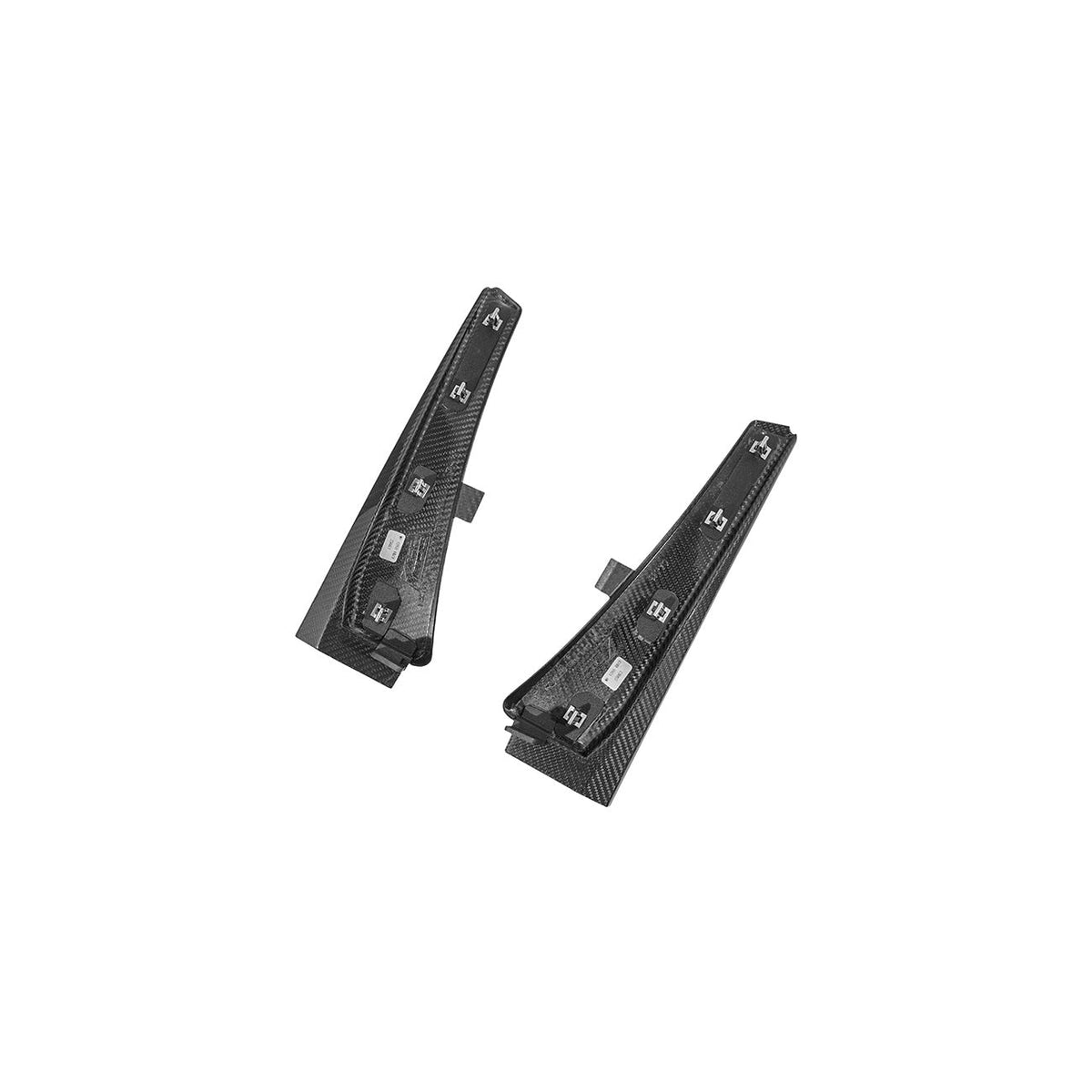 Corvette C8 Ray / Z06 / ZR1 Dry Carbon Fiber Front & Rear Mud Flaps image 10