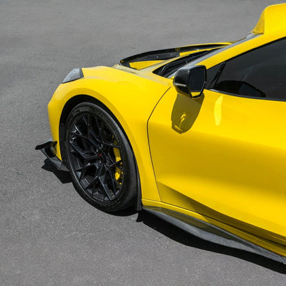 Corvette C8 Ray / Z06 / ZR1 Dry Carbon Fiber Front & Rear Mud Flaps image 49