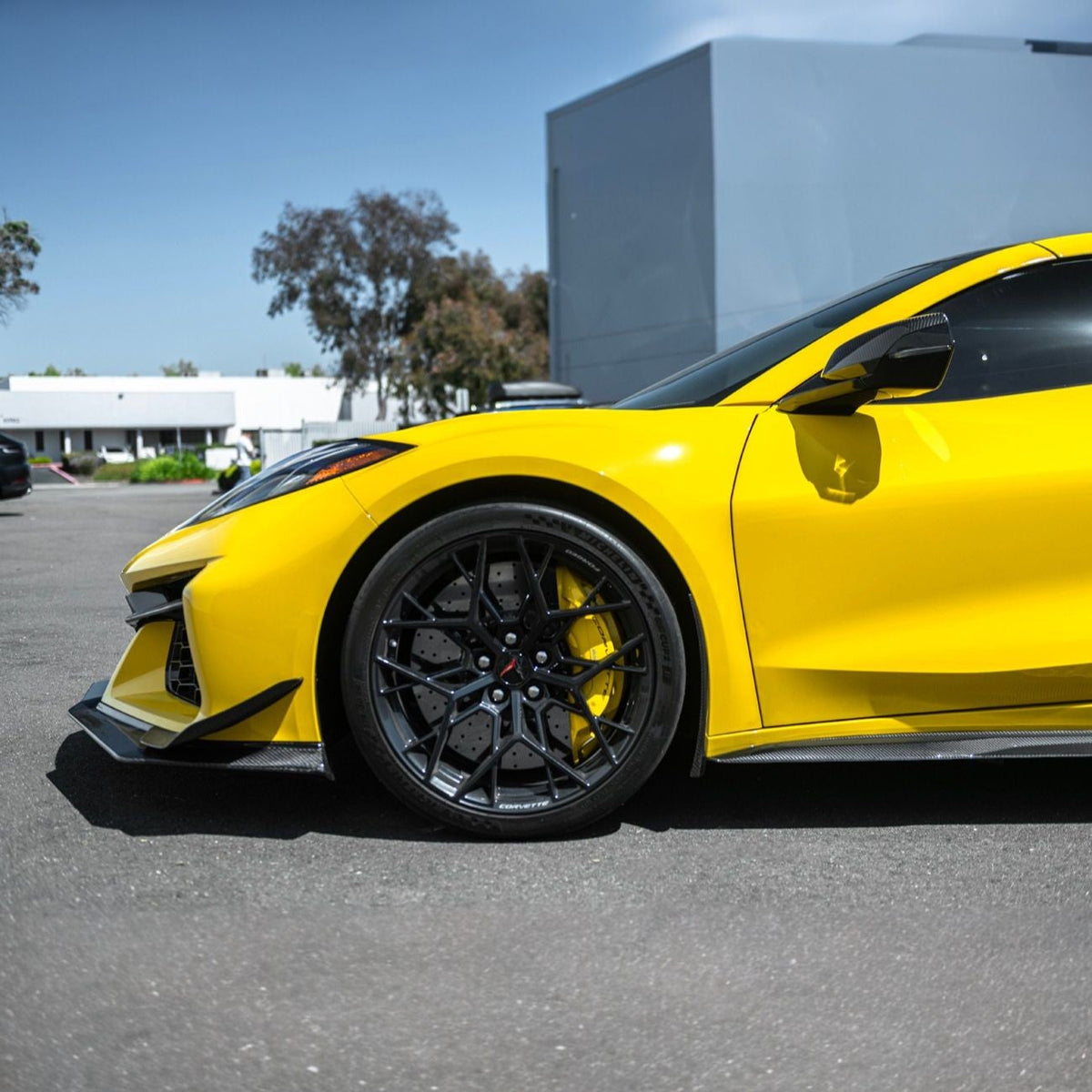 Corvette C8 Ray / Z06 / ZR1 Dry Carbon Fiber Front & Rear Mud Flaps image 21