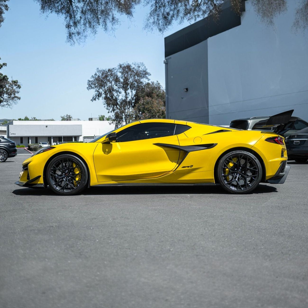 Corvette C8 Ray / Z06 / ZR1 Dry Carbon Fiber Front & Rear Mud Flaps image 51