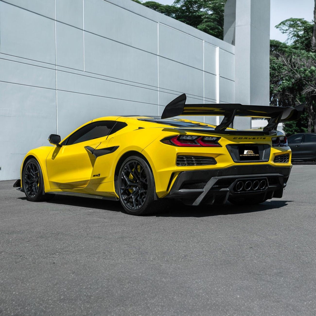 Corvette C8 Ray / Z06 / ZR1 Dry Carbon Fiber Front & Rear Mud Flaps image 53