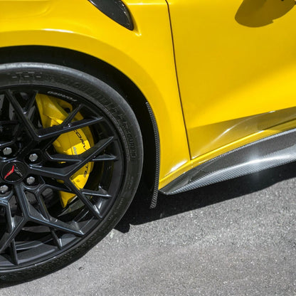 Corvette C8 Ray / Z06 / ZR1 Dry Carbon Fiber Front & Rear Mud Flaps image 57