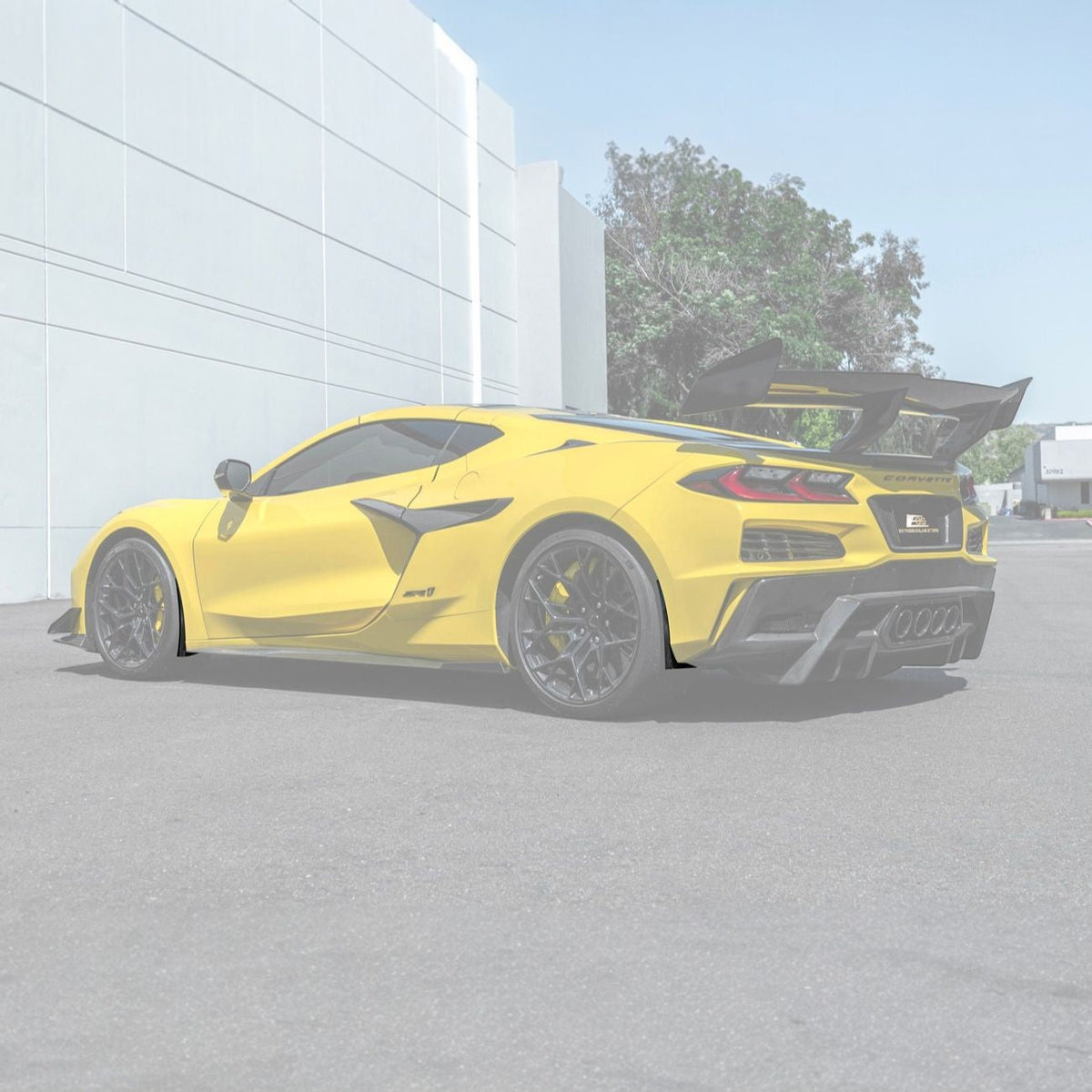 Corvette C8 Ray / Z06 / ZR1 Dry Carbon Fiber Front & Rear Mud Flaps image 30