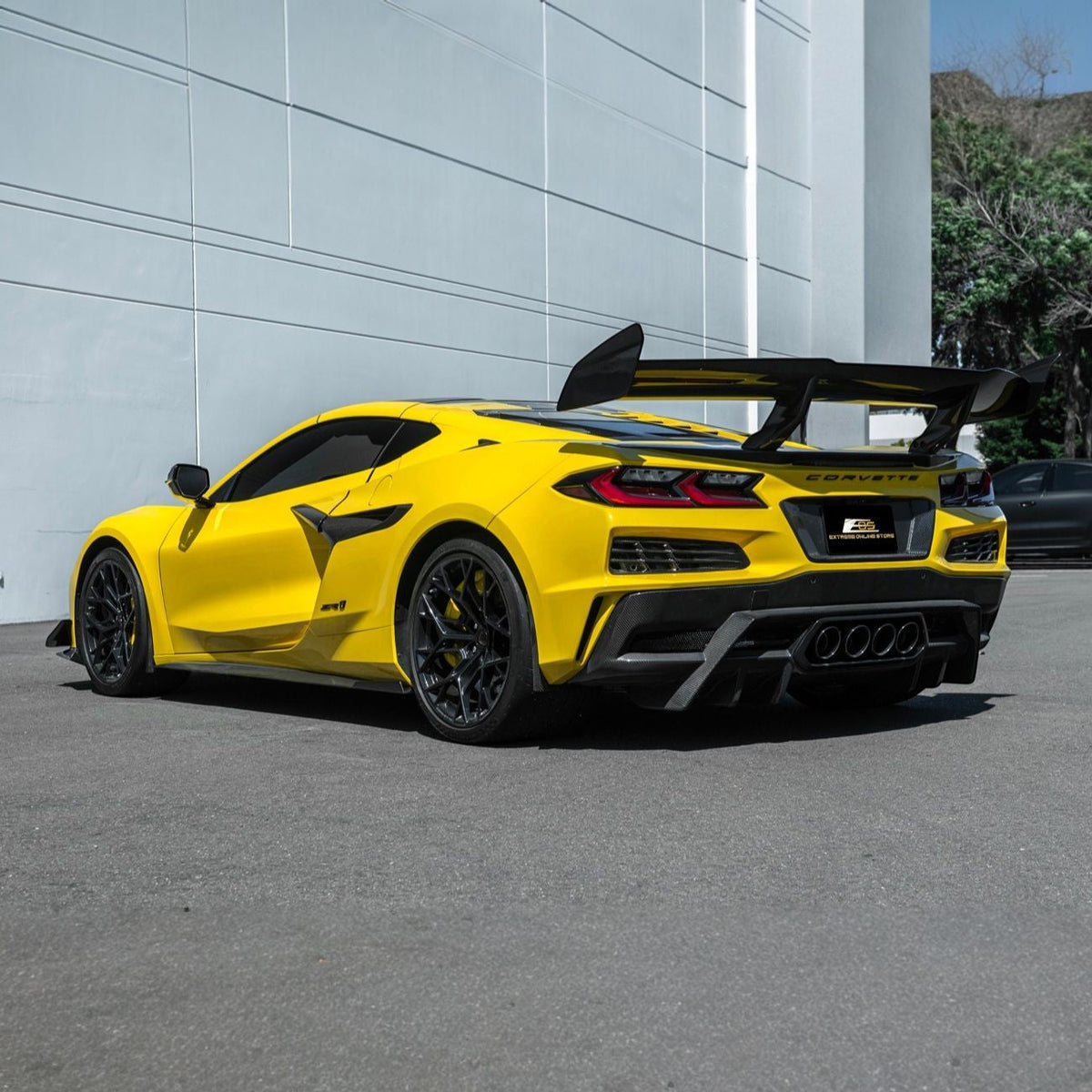 Corvette C8 Ray / Z06 / ZR1 Dry Carbon Fiber Front & Rear Mud Flaps image 31
