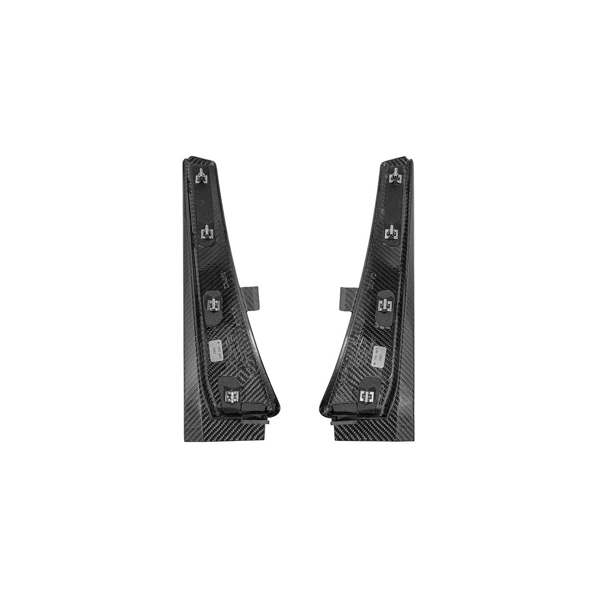 Corvette C8 Ray / Z06 / ZR1 Dry Carbon Fiber Front & Rear Mud Flaps image 46