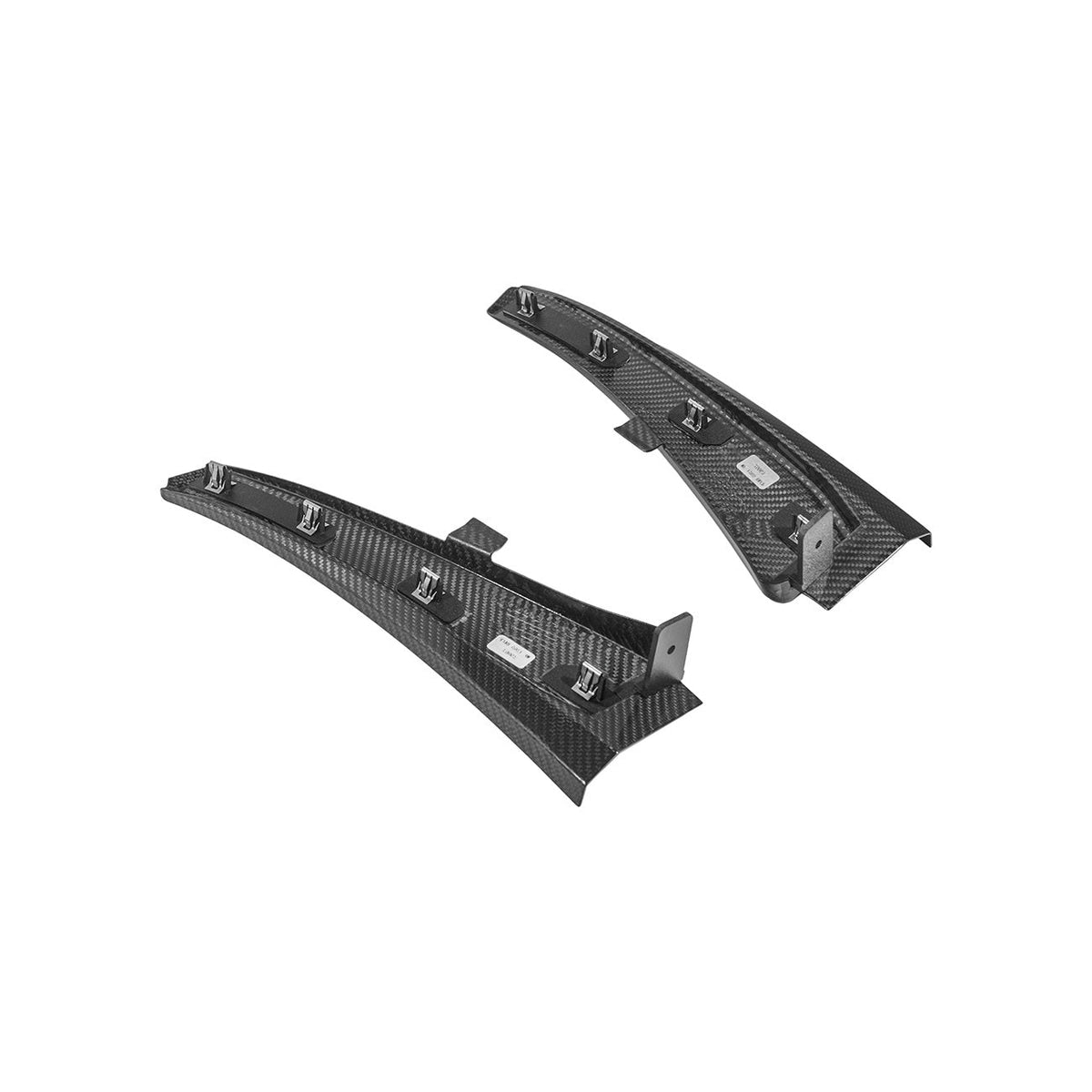 Corvette C8 Ray / Z06 / ZR1 Dry Carbon Fiber Front & Rear Mud Flaps image 24