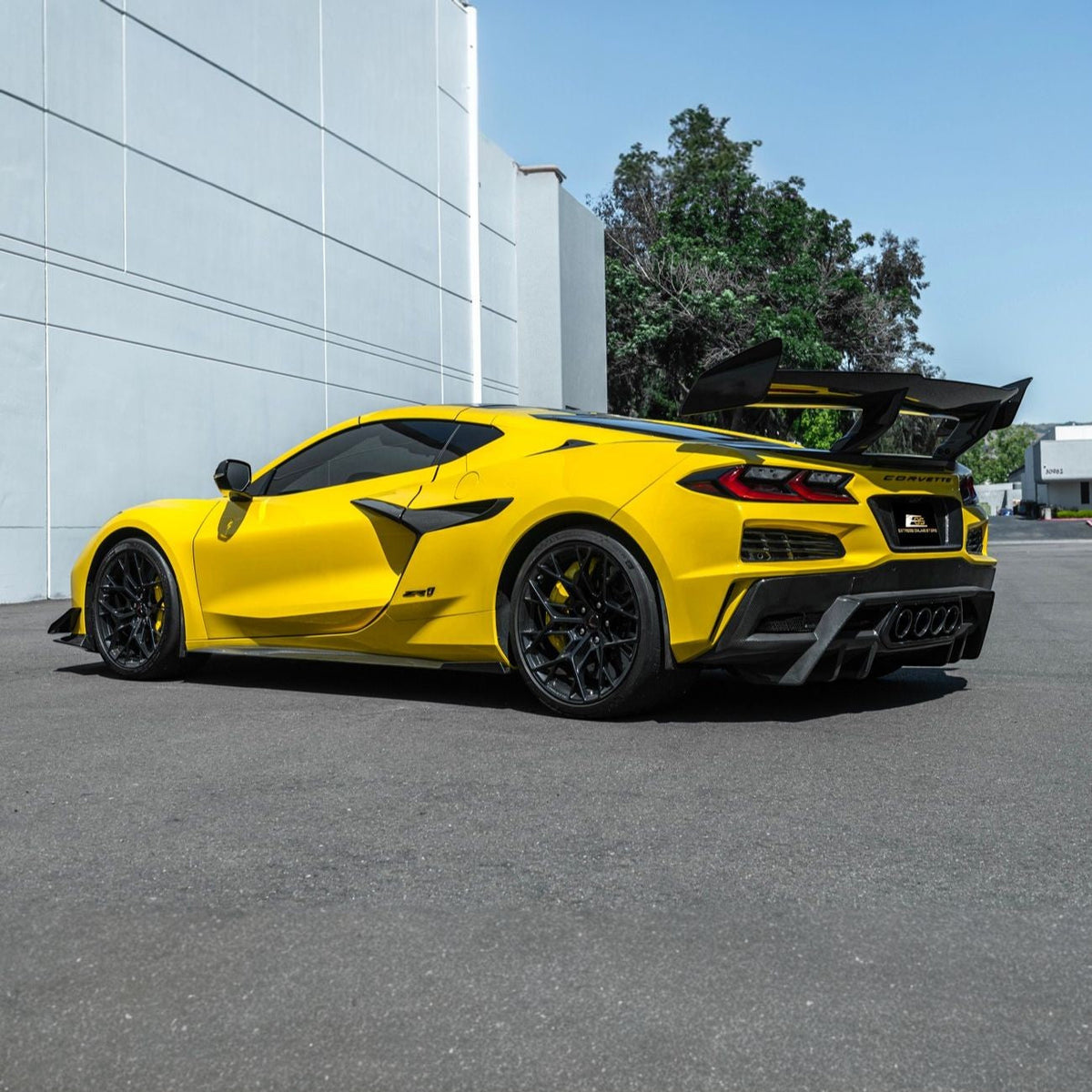 Corvette C8 Ray / Z06 / ZR1 Dry Carbon Fiber Front & Rear Mud Flaps image 61
