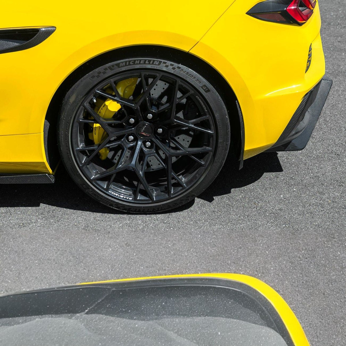 Corvette C8 Ray / Z06 / ZR1 Dry Carbon Fiber Front & Rear Mud Flaps image 63
