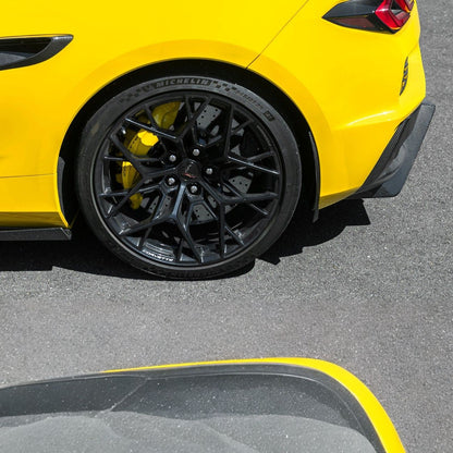 Corvette C8 Ray / Z06 / ZR1 Dry Carbon Fiber Front & Rear Mud Flaps image 63