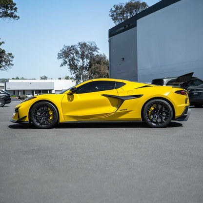 Corvette C8 Ray / Z06 / ZR1 Dry Carbon Fiber Front & Rear Mud Flaps image 37
