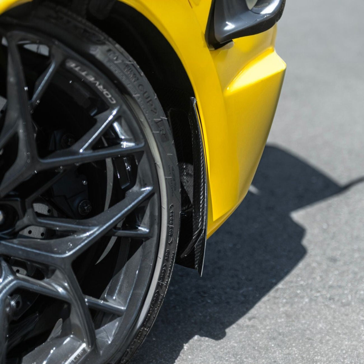 Corvette C8 Ray / Z06 / ZR1 Dry Carbon Fiber Front & Rear Mud Flaps image 65