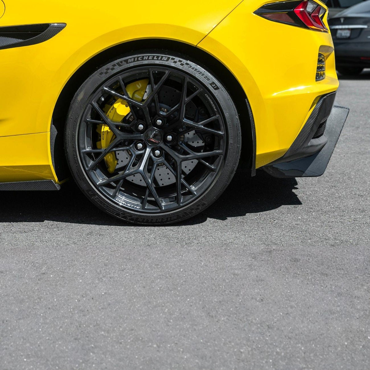 Corvette C8 Ray / Z06 / ZR1 Dry Carbon Fiber Front & Rear Mud Flaps image 39