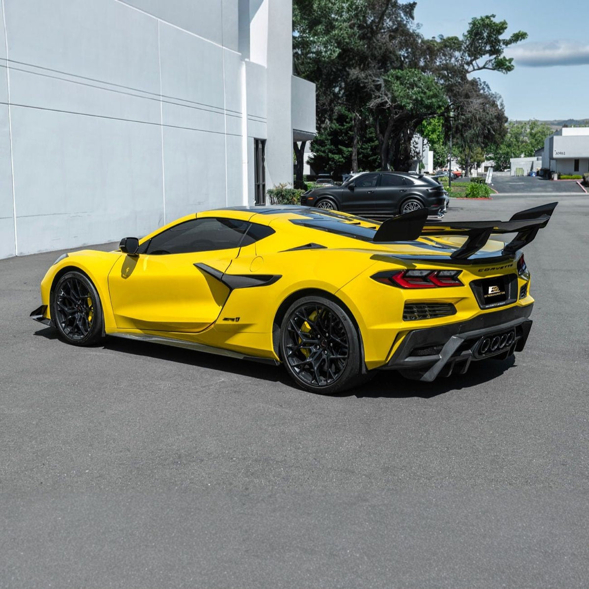 Corvette C8 Ray / Z06 / ZR1 Dry Carbon Fiber Front & Rear Mud Flaps image 67