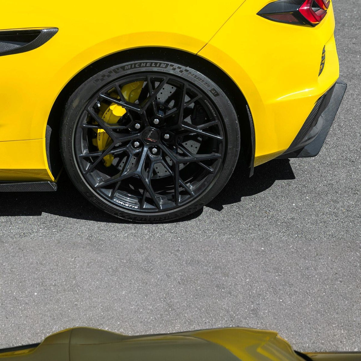 Corvette C8 Ray / Z06 / ZR1 Dry Carbon Fiber Front & Rear Mud Flaps image 41