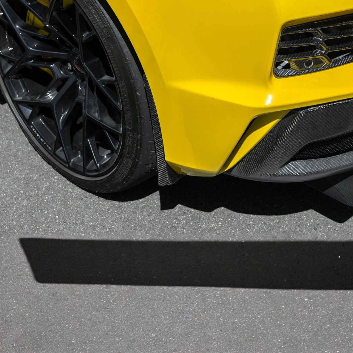 Corvette C8 Ray / Z06 / ZR1 Dry Carbon Fiber Front & Rear Mud Flaps image 71