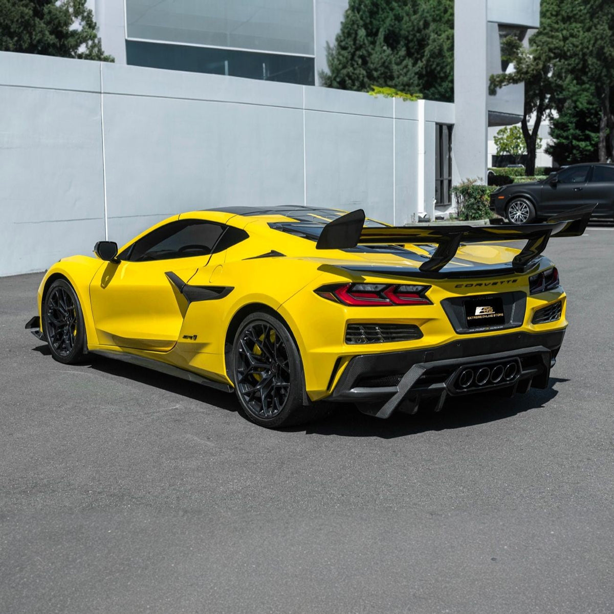 Corvette C8 Ray / Z06 / ZR1 Dry Carbon Fiber Front & Rear Mud Flaps image 43