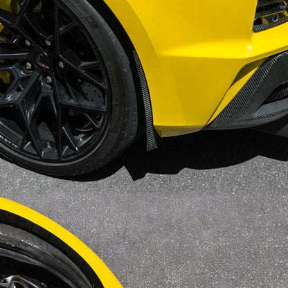 Corvette C8 Ray / Z06 / ZR1 Dry Carbon Fiber Front & Rear Mud Flaps image 45