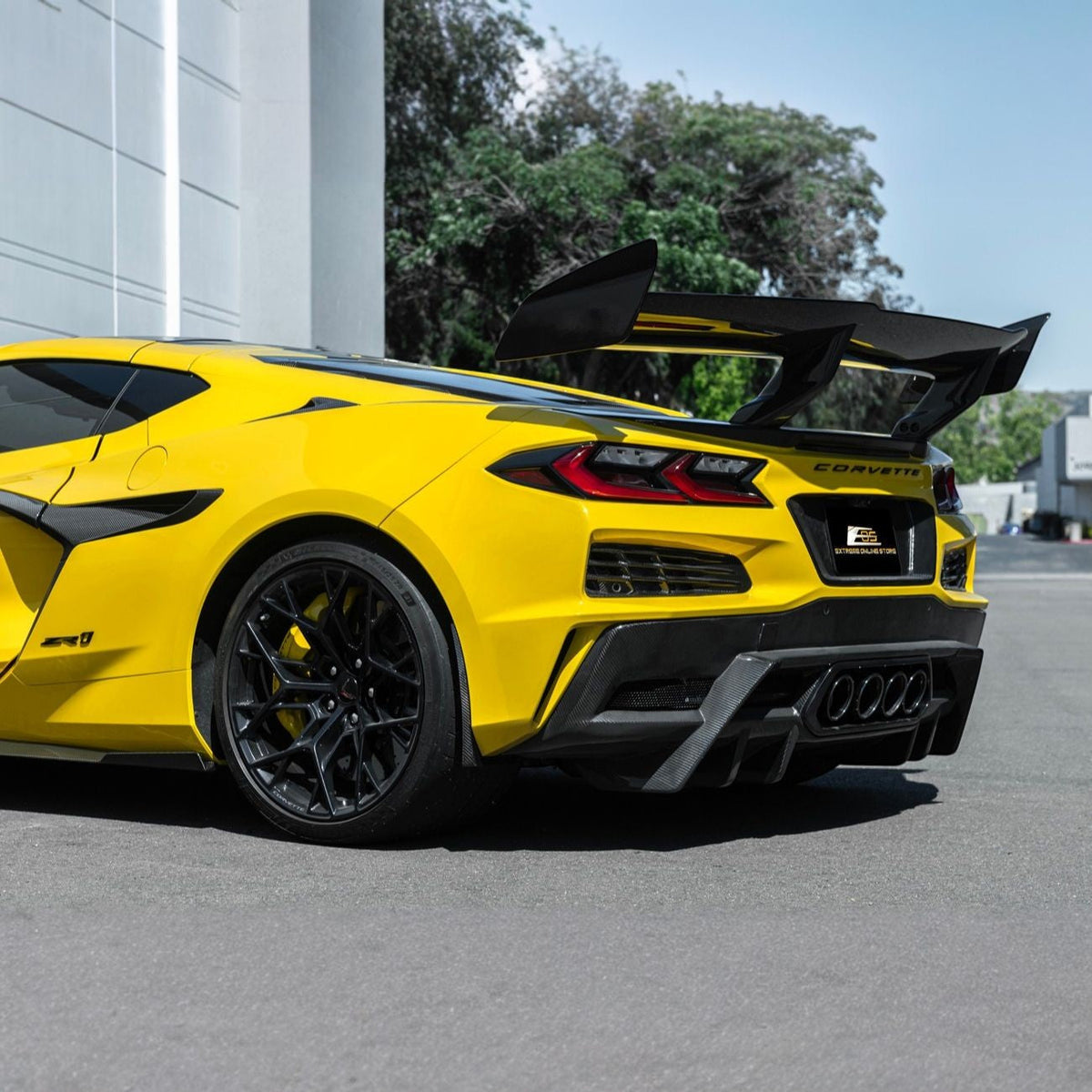 Corvette C8 Ray / Z06 / ZR1 Dry Carbon Fiber Front & Rear Mud Flaps image 73