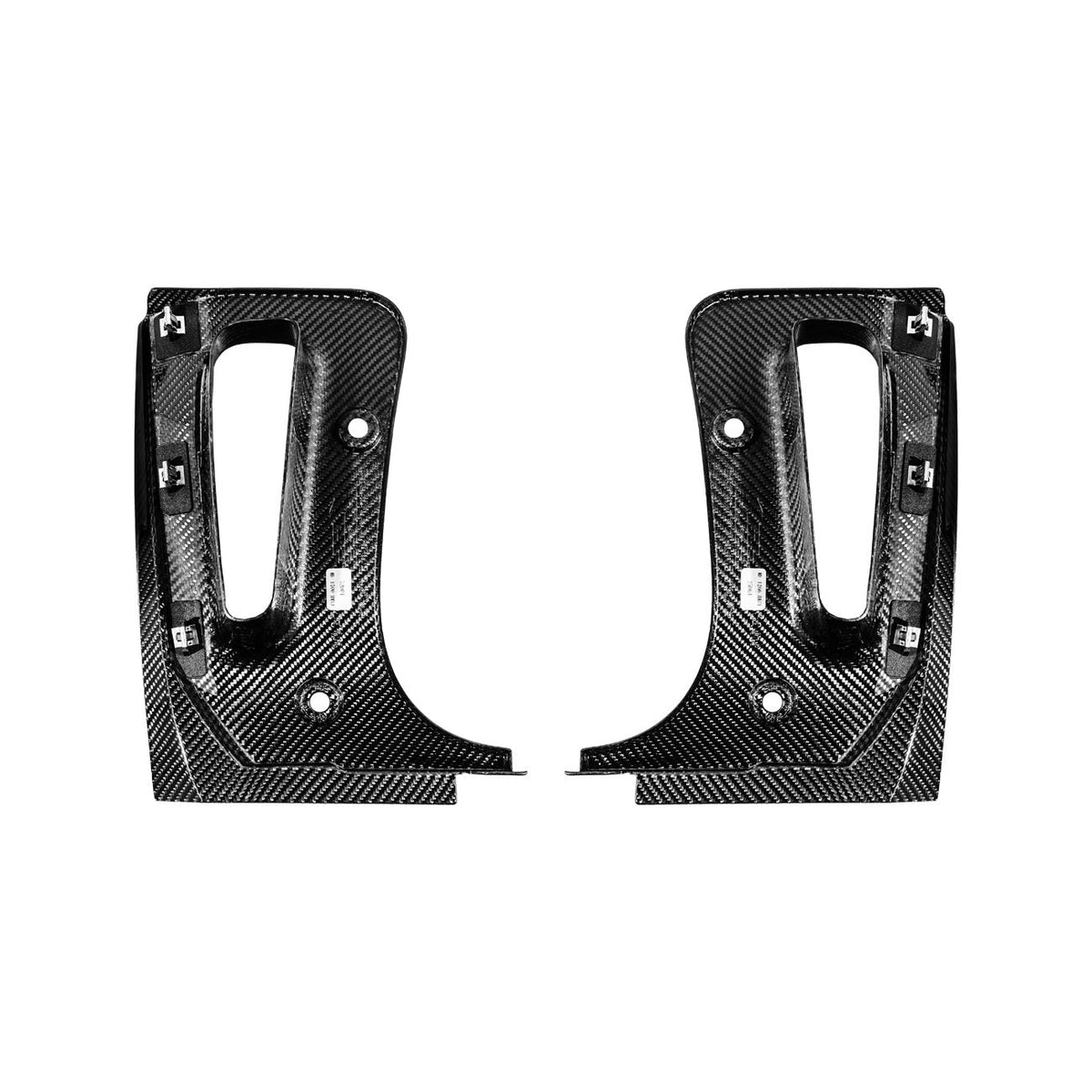 Corvette C8 Ray / Z06 / ZR1 Dry Carbon Fiber Front & Rear Mud Flaps image 34