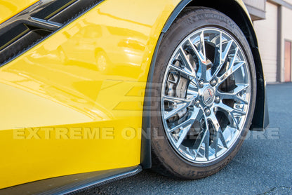 Corvette C7 GM Enhanced Texture Front Splash Guards image 13
