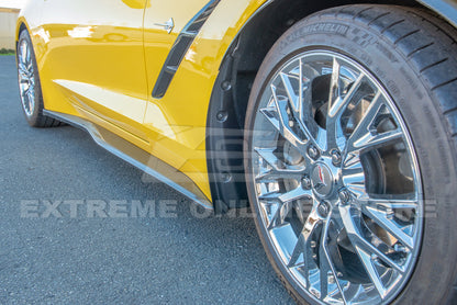Corvette C7 GM Enhanced Texture Front Splash Guards image 9