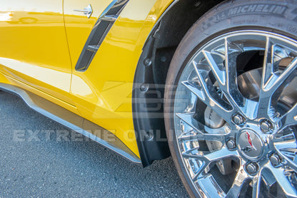 Corvette C7 GM Enhanced Texture Front Splash Guards image 10