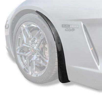 Chevrolet Corvette C6 Base Front Guards Mud Flaps image 1
