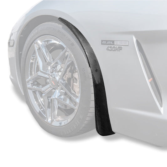 Chevrolet Corvette C6 Base Front Guards Mud Flaps image 1