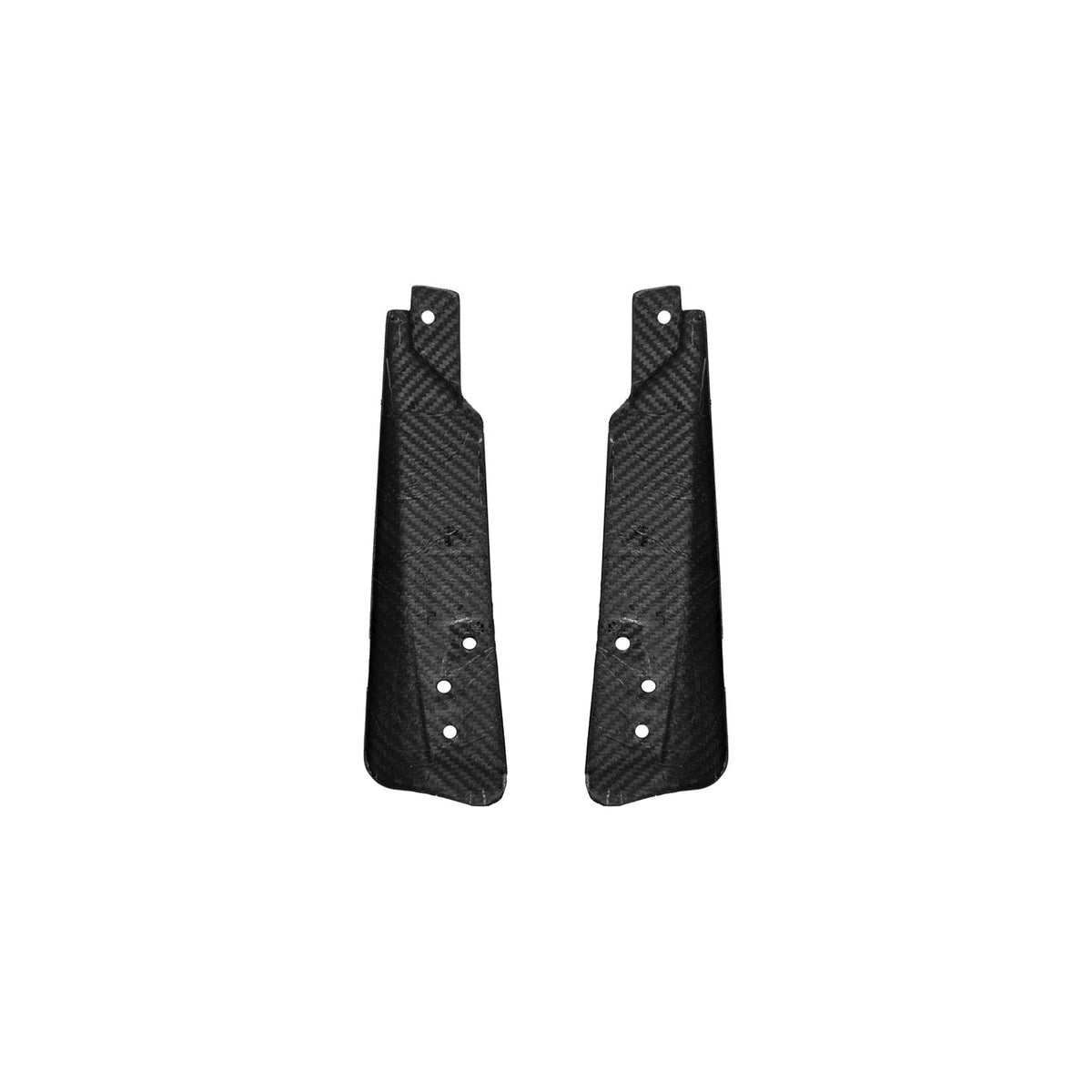 2024-Up Ford Mustang Carbon Fiber Performance XL Extended Front & Rear Mud Flap Splash Guards image 9