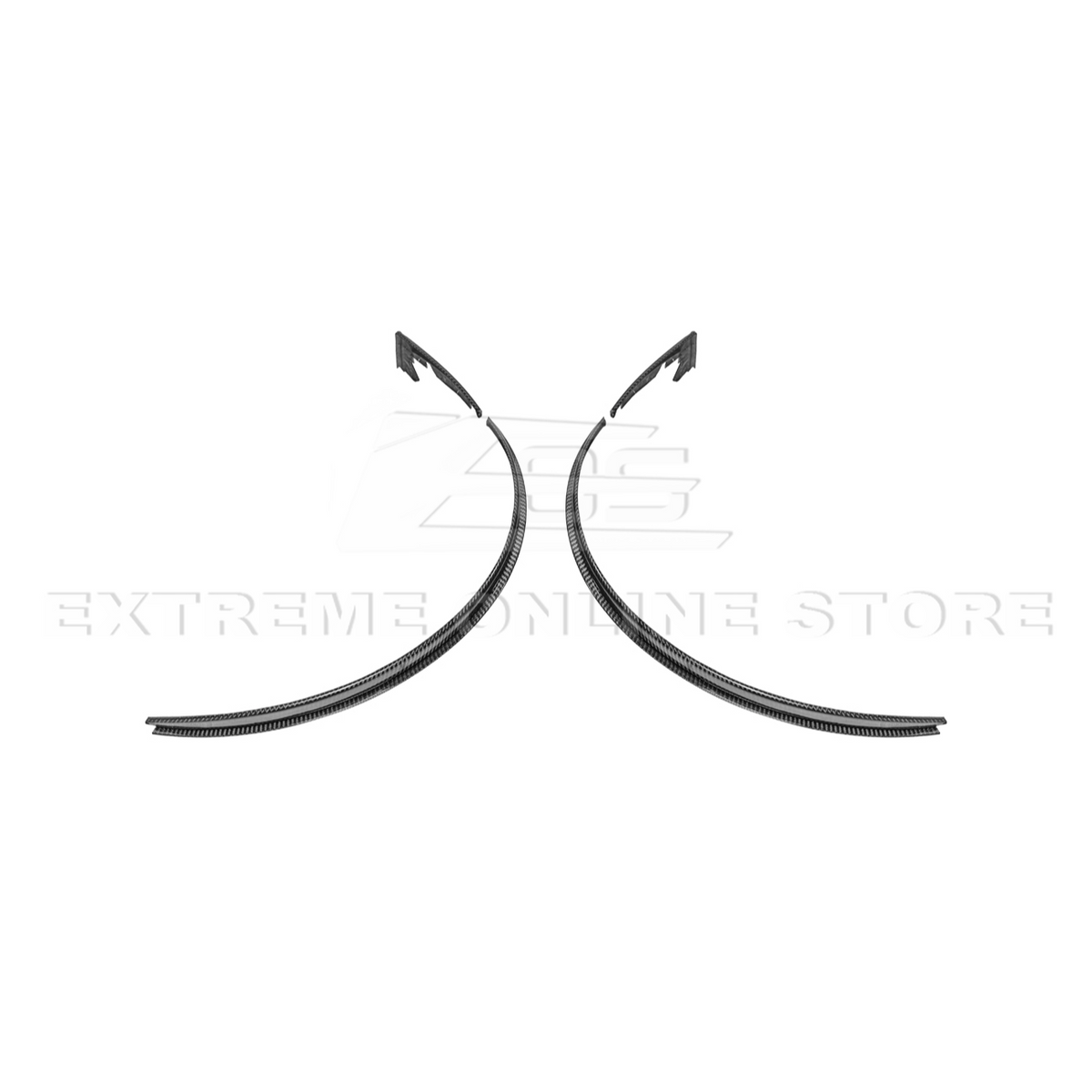 2024-Up Ford Mustang S650 DRY CARBON FIBER Rear Quarter Fender Flare Extension image 30