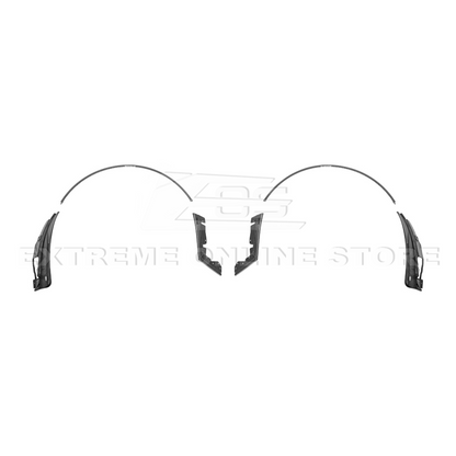 2024+ Ford Mustang DRY CARBON FIBER Fender Flares Mud Flap image 77