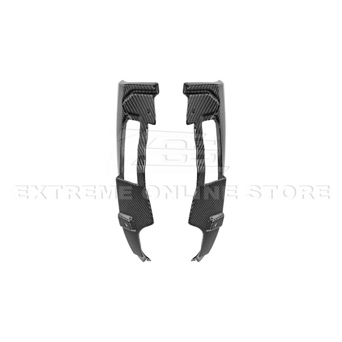 2024+ Ford Mustang DRY CARBON FIBER Fender Flares Mud Flap image 82