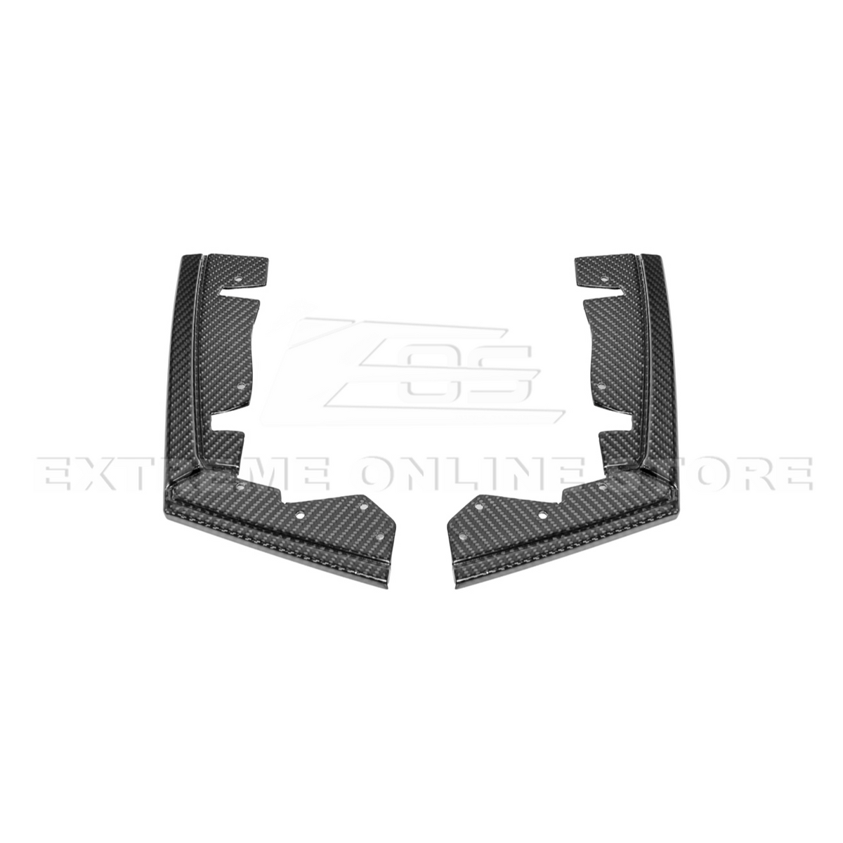 2024+ Ford Mustang DRY CARBON FIBER Fender Flares Mud Flap image 35