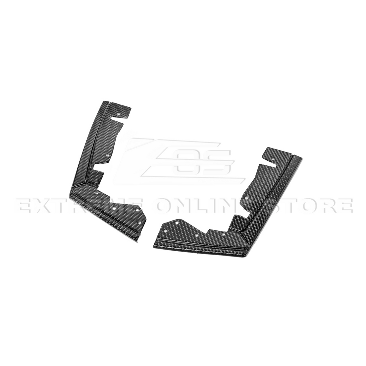 2024+ Ford Mustang DRY CARBON FIBER Fender Flares Mud Flap image 84
