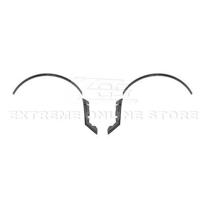 2024-Up Ford Mustang S650 DRY CARBON FIBER Rear Quarter Fender Flare Extension image 28